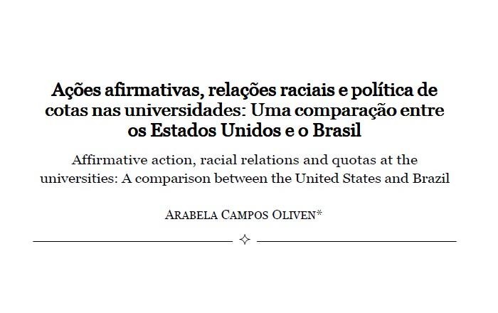 Ações Afirmativas