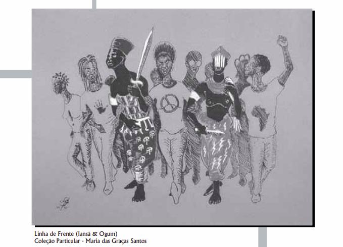 Obra com o tema étnico-racial