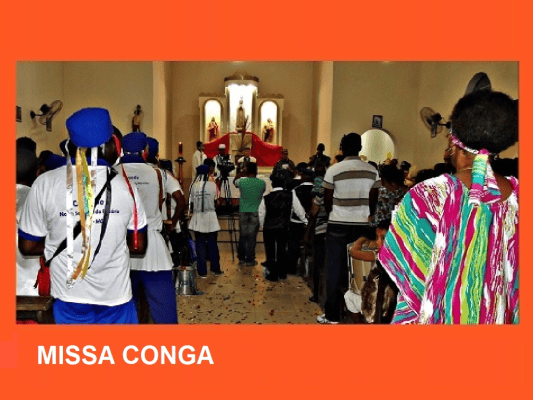 Imagem de interior de Igreja - Missa Conga