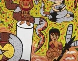 Imagem invocando a lenda da serpente